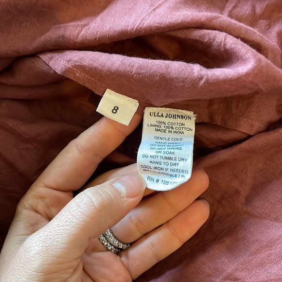 Ulla Johnson Anja Tassel Tie Midi Dress - Picture 9 of 9